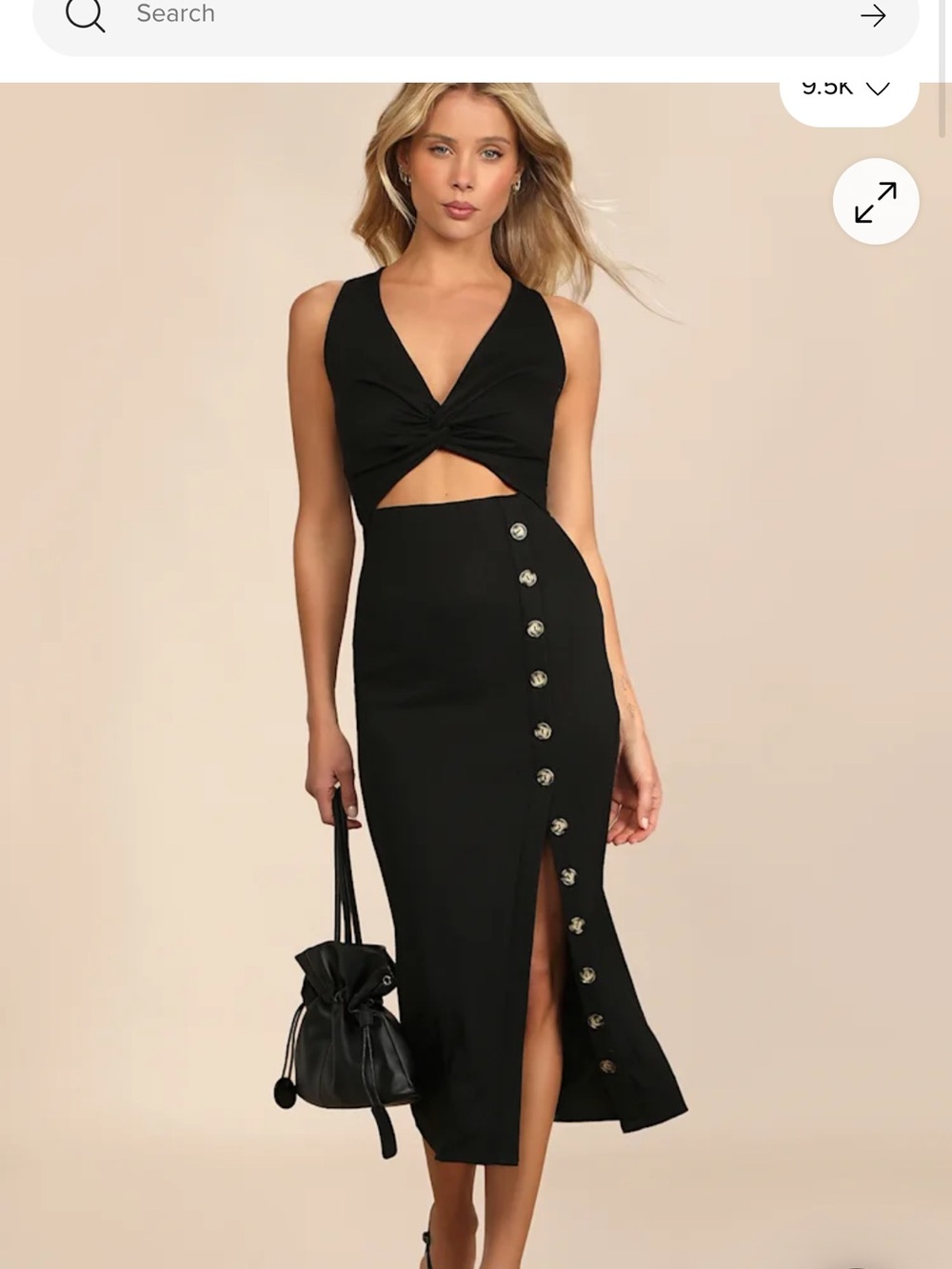 Black Lulus Maxi Dress